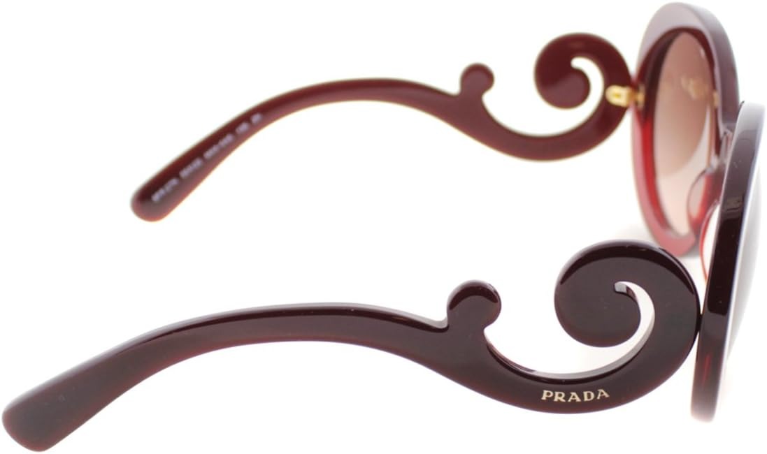 Prada Sunglasses PR27NS MAX0A5 55mm Red / Brown Gradient Lens