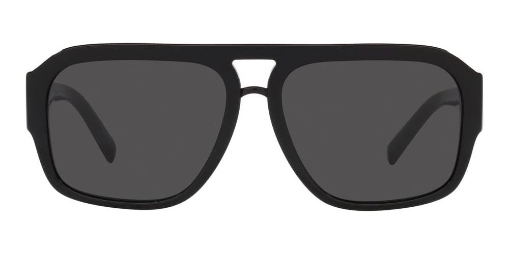 Dolce &amp; Gabbana Sunglasses DG4403 50187 58mm Black / Dark Grey Lens
