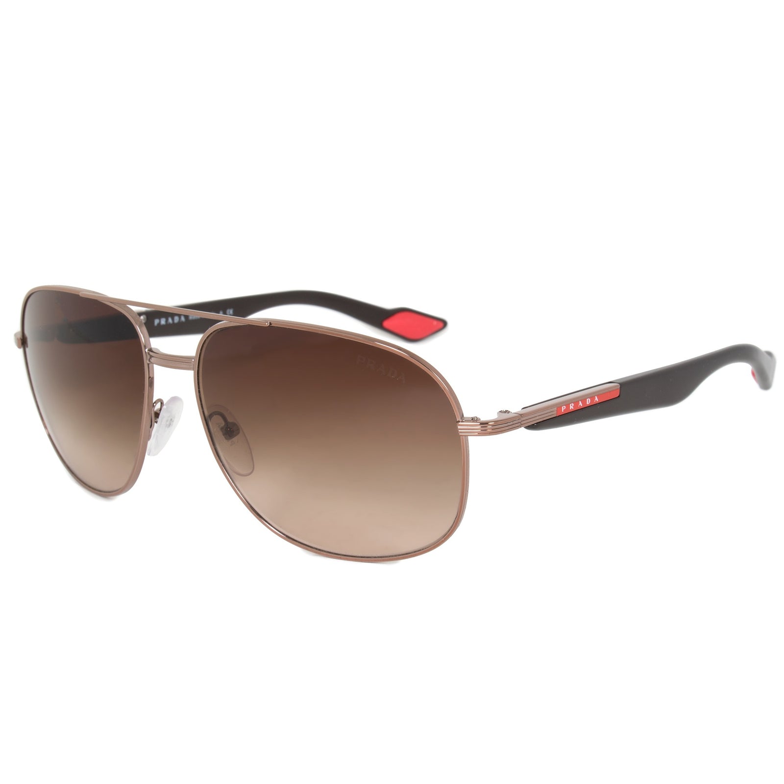 Prada Sport Sunglasses PS50MS 4AC6S1 61mm Matte Brown / Brown Gradient Lens