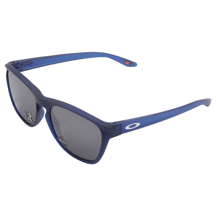 Oakley Manorburn OO9479 947916 Sunglasses 56mm Matte Trans Blue/Prizm Black Lens