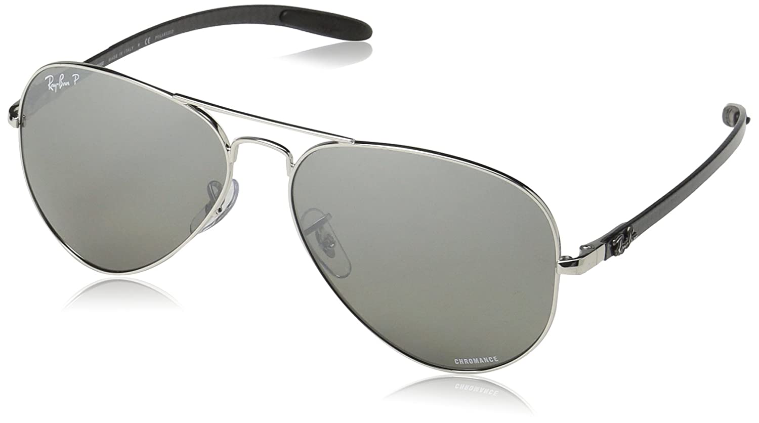 Ray-Ban Chromance RB8317CH 003/5J 58mm Shiny Silver / Silver Mirror Polarized