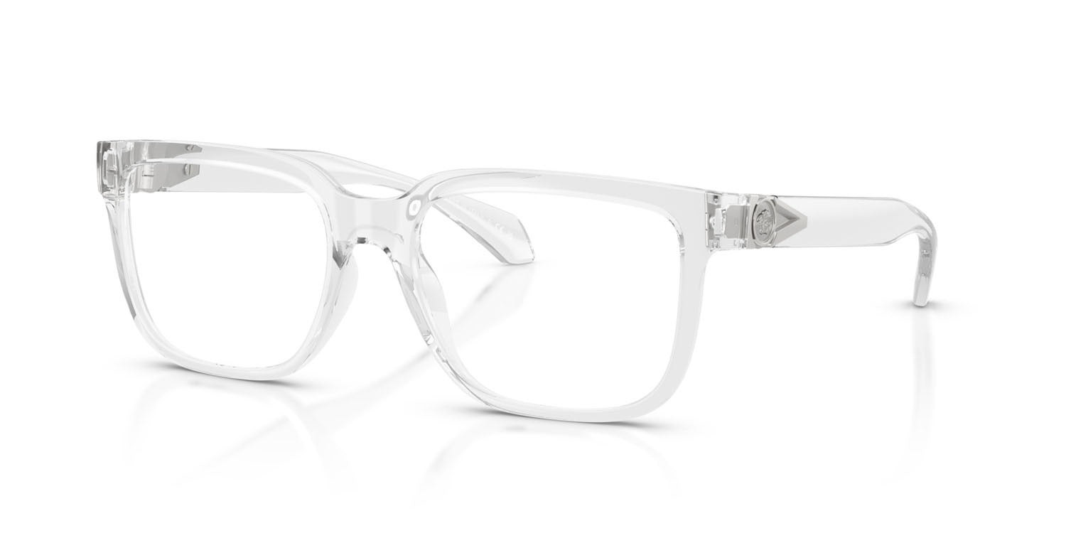 Versace VE3377U 5510 Eyeglasses 53mm Light Grey Transparent / Clear Demo Lens