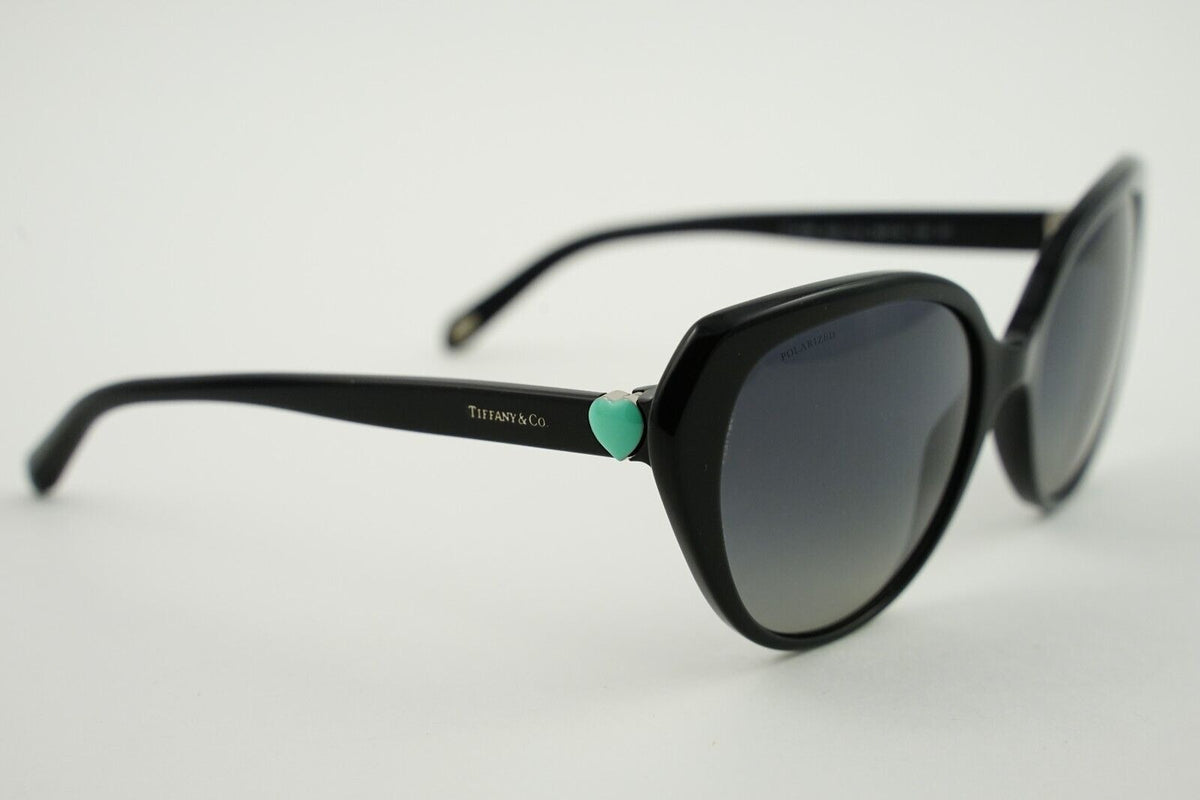 Tiffany &amp; Co Sunglasses TF4088 8001T3 56mm Black / Grey Polarized Lens