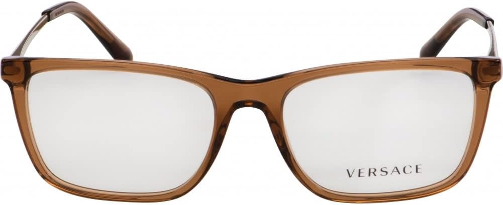 Versace Eyeglasses VE3301 5028 54mm Transparent Brown / Demo Lens
