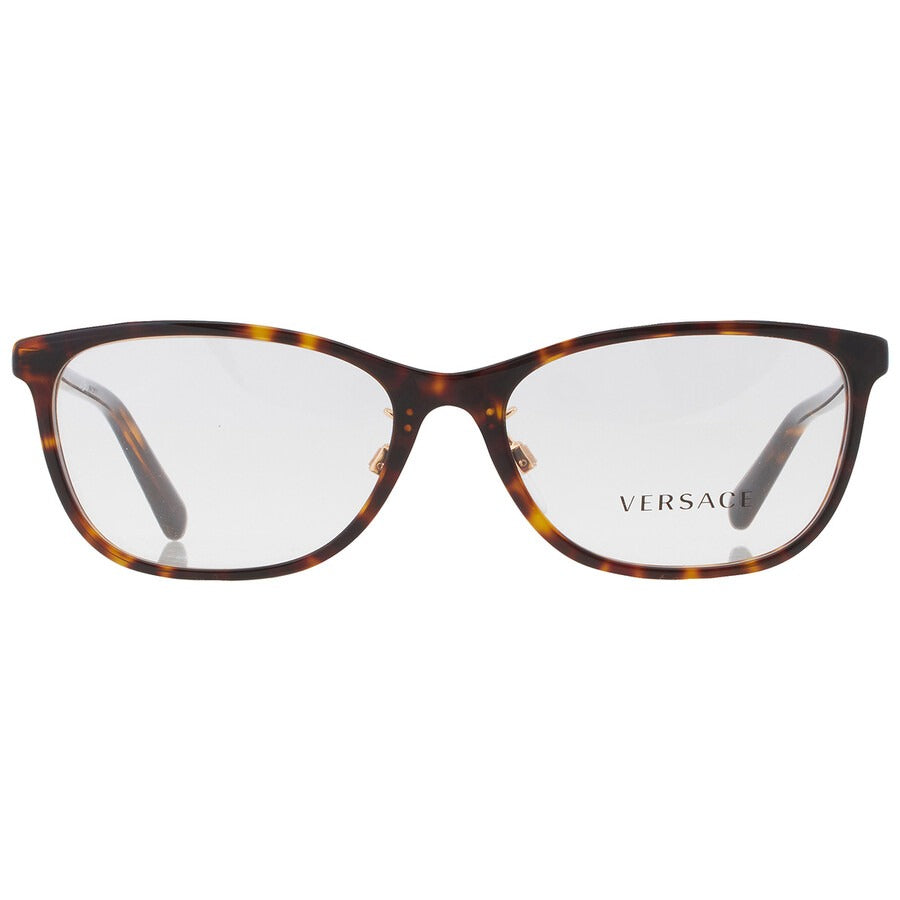 Versace VE3297D 108 Square Eyeglasses 55mm Havana / Demo Lens