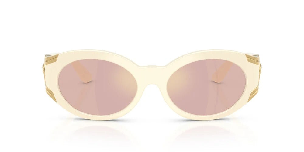 Versace Sunglasses VE4503U 55331T 55mm Milk / Pink Mirror Gold Lens