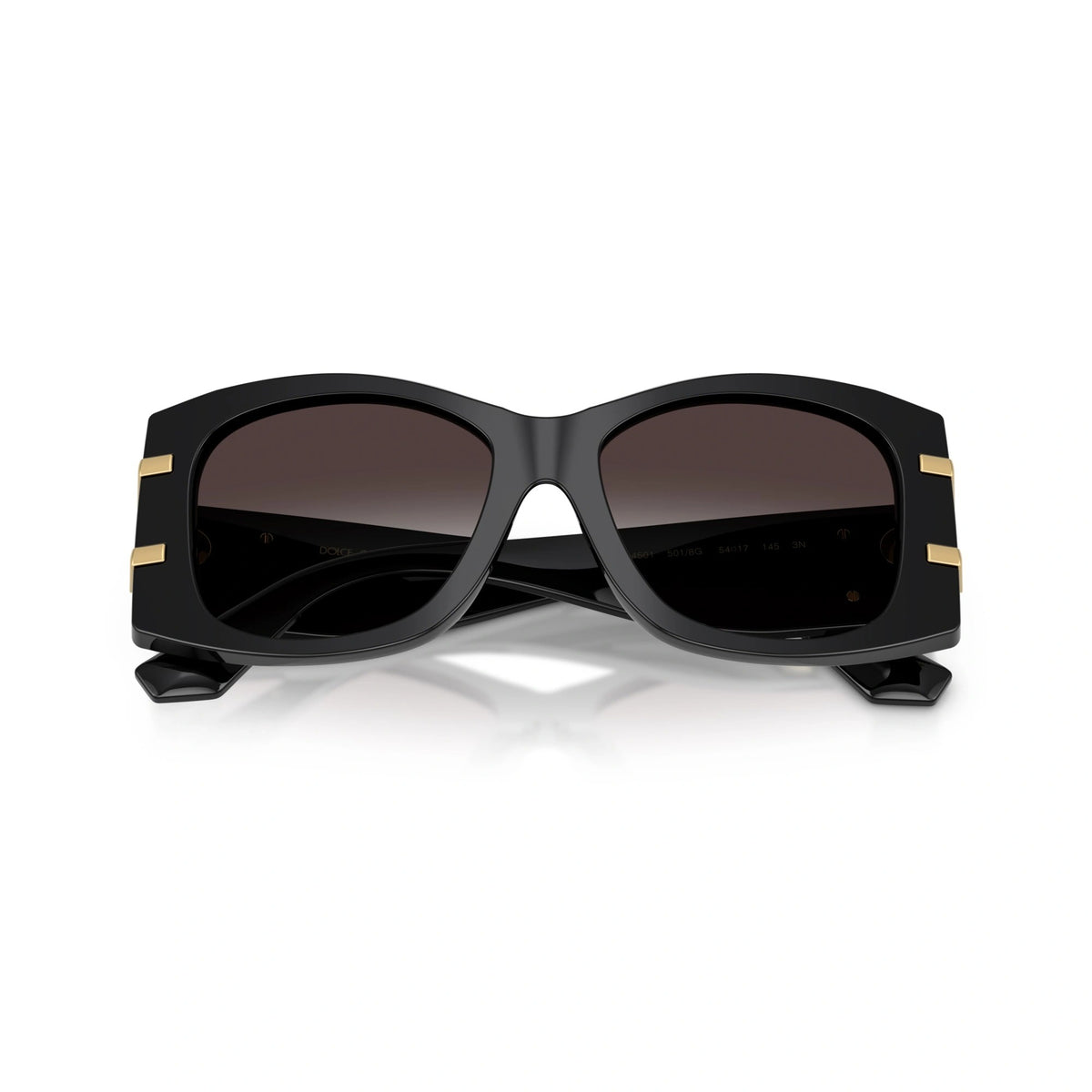 Dolce &amp; Gabbana Sunglasses DG4501 501/8G 54mm Black / Grey Gradient Black Lens