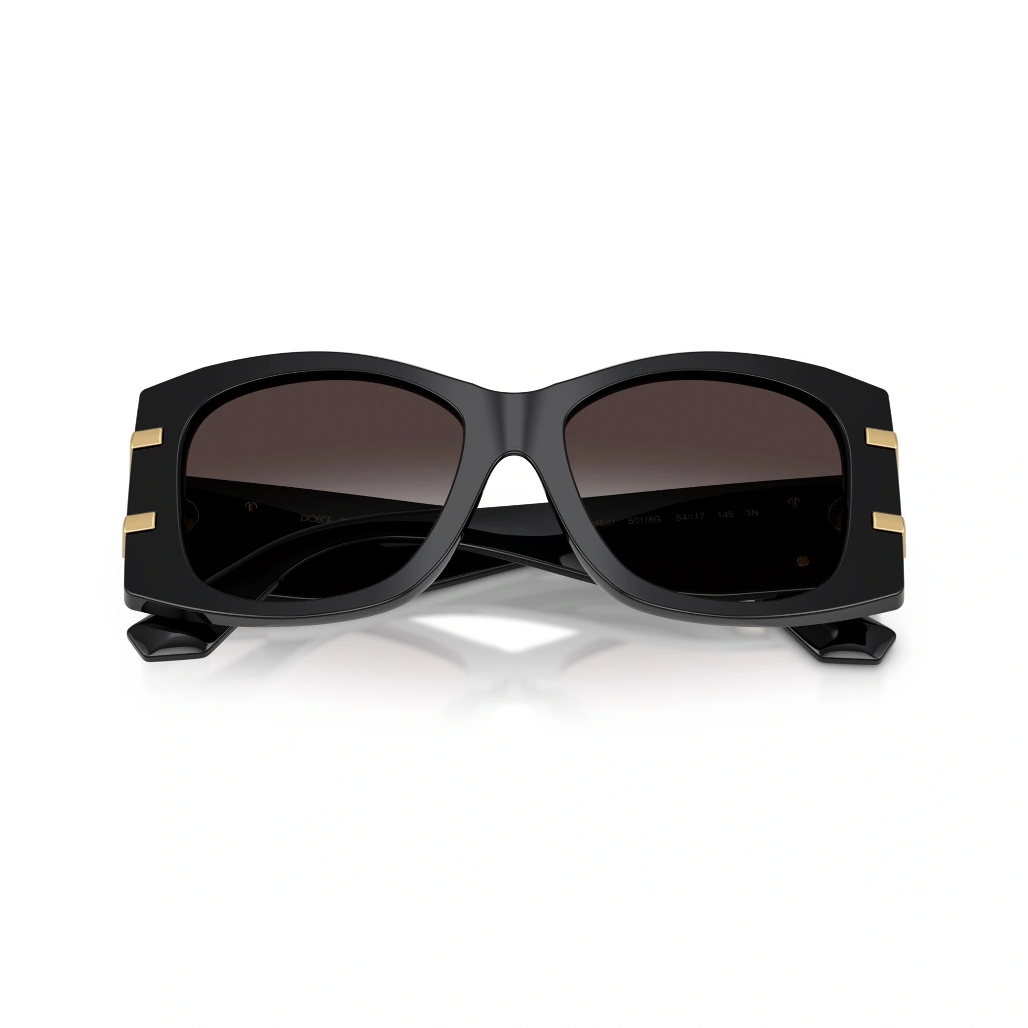 Dolce & Gabbana Sunglasses DG4501 501/8G 54mm Black / Grey Gradient Black Lens