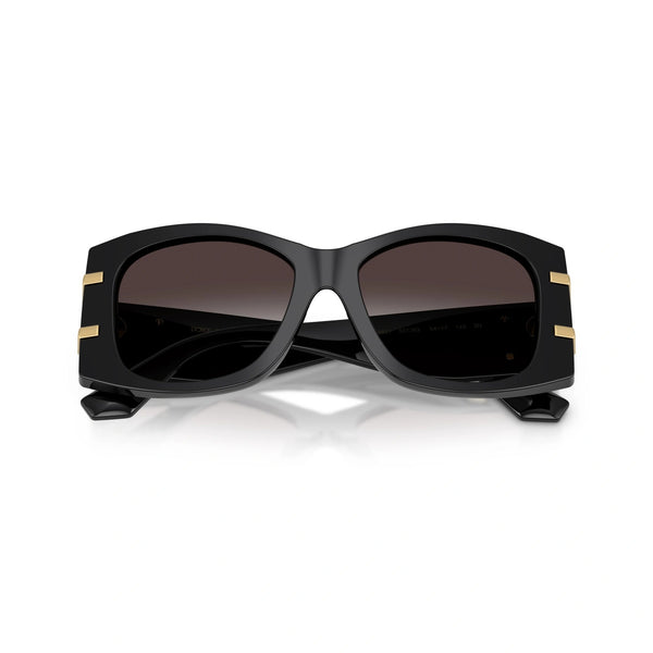 NEW DOLCE&GABBANA DG4501 501/8G BLACK SUNGLASSES DG4501 5018G EYEWEAR Dolce & Gabbana DG4501-5018G-54 Black Sunglasses | NYIWEAR main image 2
