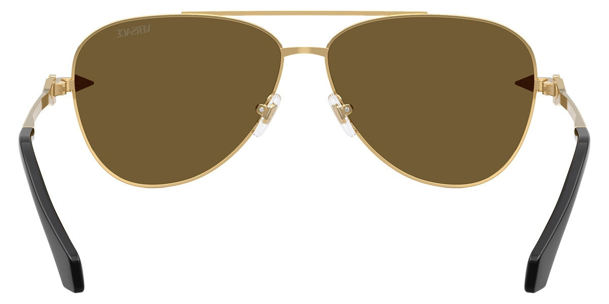 Versace Sunglasses VE2283 10027I 61mm Gold / Brown Mirror Gold Lens