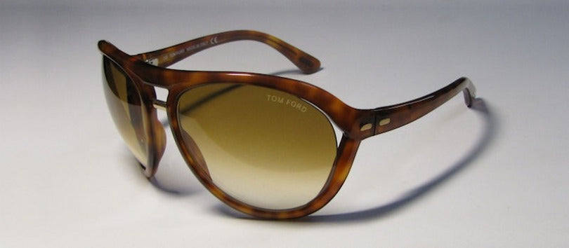 Tom Ford Milo Sunglasses TF73 116 62mm Havana / Brown Gradient Lens