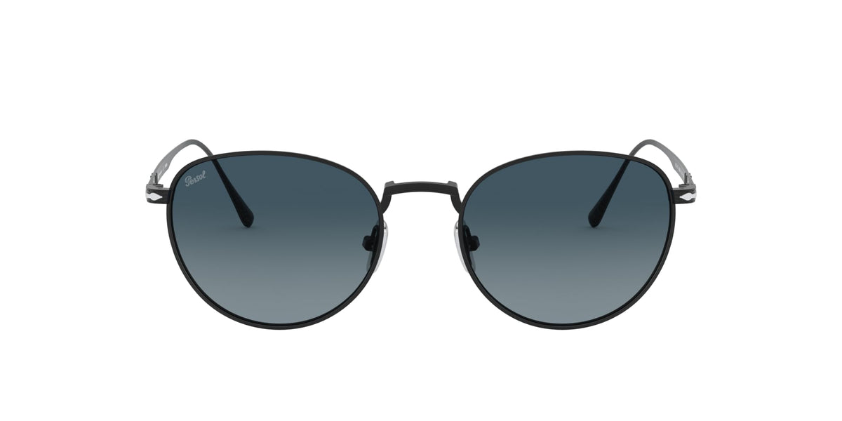Persol Sunglasses PO5002ST 8004Q8 51mm Matte Black / Azure Gradient Blue Lens