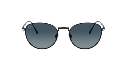 Persol Sunglasses PO5002ST 8004Q8 51mm Matte Black / Azure Gradient Blue Lens