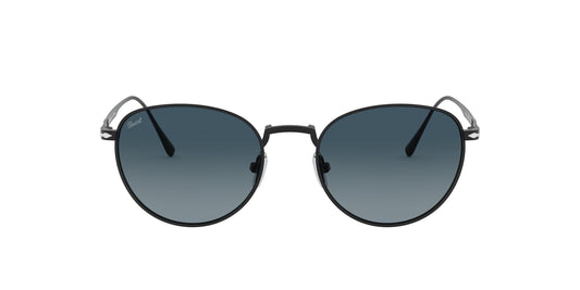 Persol Sunglasses PO5002ST 8004Q8 51mm Matte Black / Azure Gradient Blue Lens