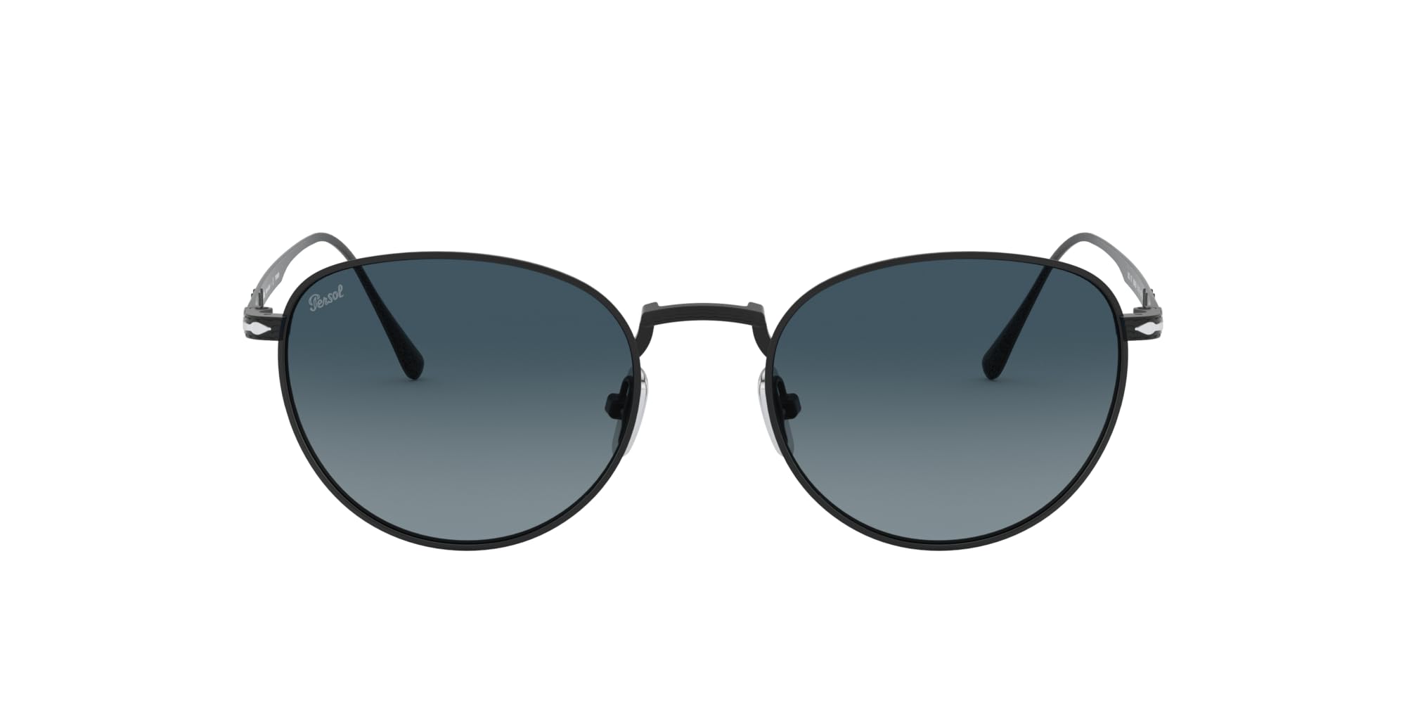 Persol Sunglasses PO5002ST 8004Q8 51mm Matte Black / Azure Gradient Blue Lens