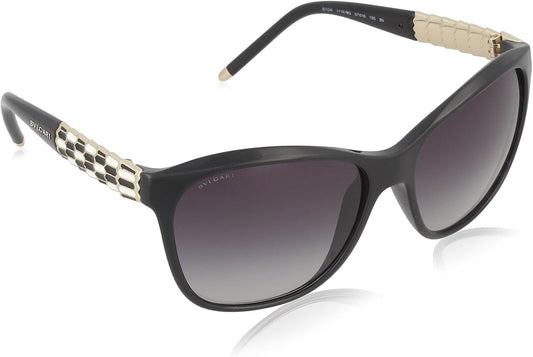 Bvlgari Vintage Sunglasses BV8104 11108G 57mm Black / Grey Gradient Lens