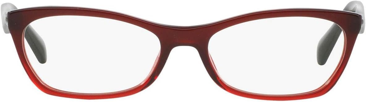 Prada Eyeglasses PR15PV MAX1O1 53mm Bordeaux Gradient Red / Demo Lens