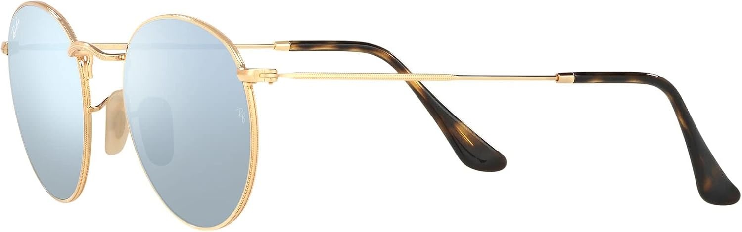 Ray-Ban RB3447N 001/30 Sunglasses 50mm Arista Gold / Silver Flash Mirror Lens