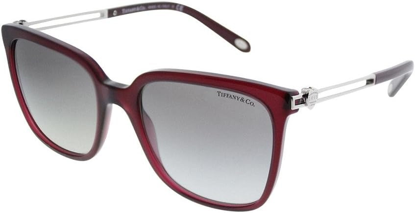 Tiffany &amp; Co Sunglasses TF4138 80033C 54mm Dark Cherry / Grey Gradient Lens