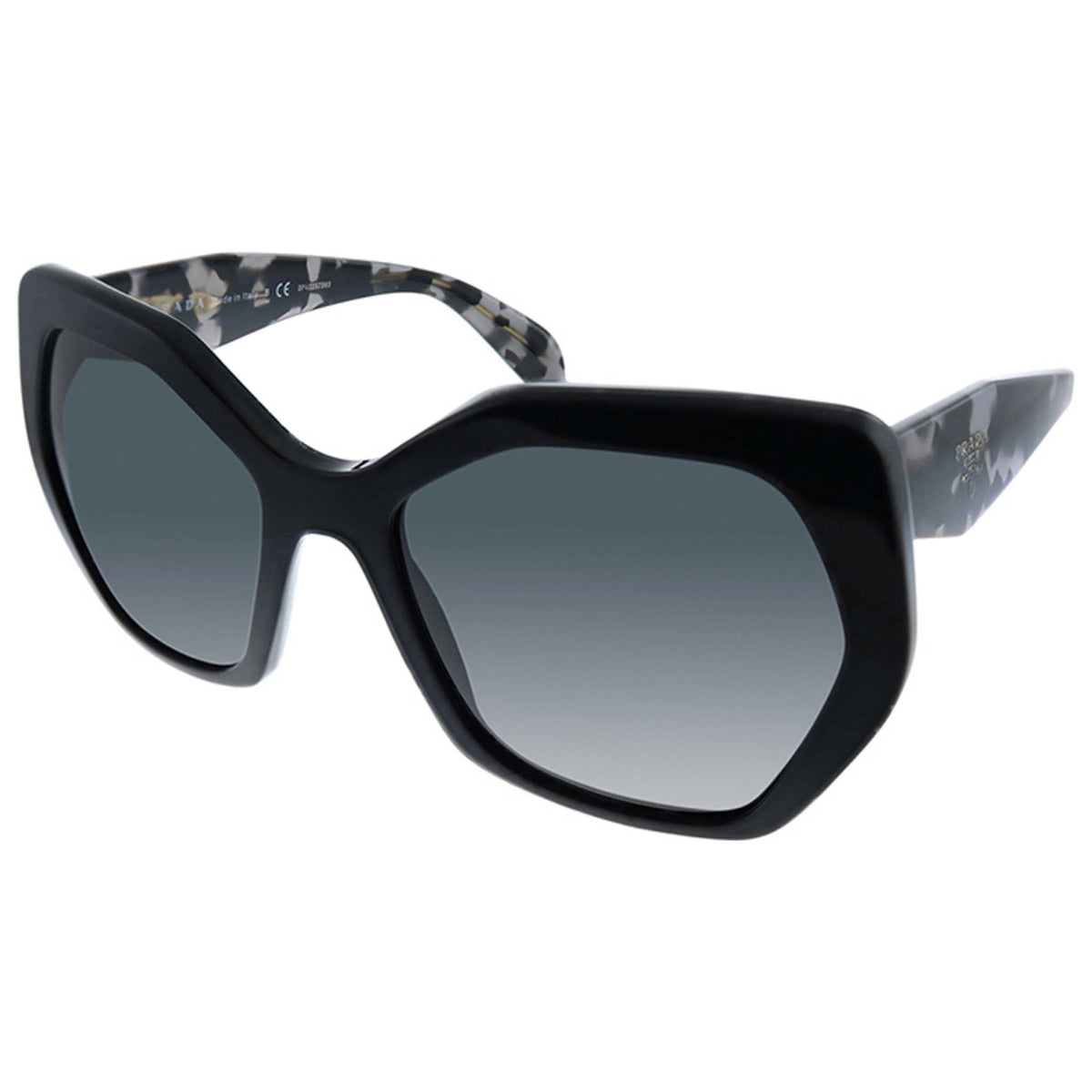 Prada PR16RS 1AB1A1 Sunglasses 56mm Black / Grey Lens