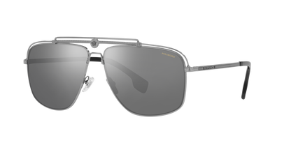 Versace Sunglasses VE2242 1001Z3 61mm Gunmetal / Polarized Dark Grey Mirror Lens