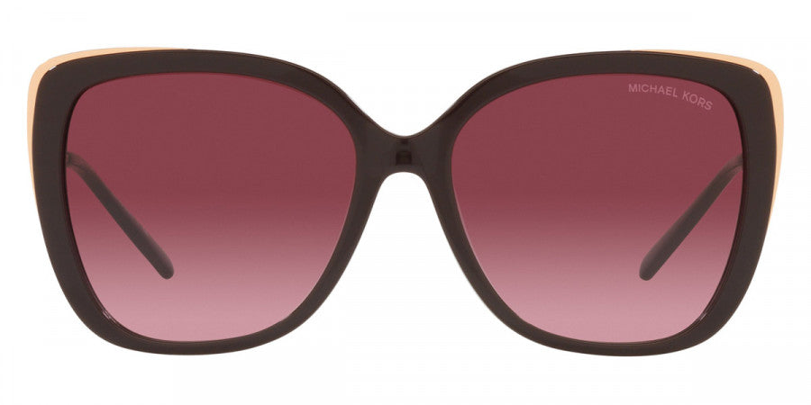 Michael Kors Sunglasses MK2161BU 33448H 56mm Burgundy / Rose Gradiant Lens