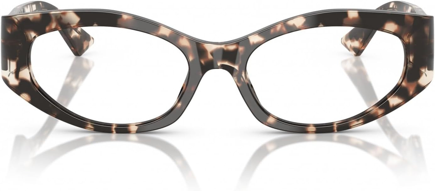 Versace VE3369 5498 Oval Eyeglasses 51mm Havana Grey / Demo Lens