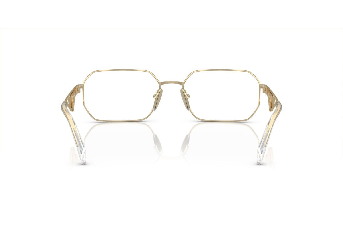 Prada Eyeglasses PRA 53V ZVN 1O1 54mm Pale Gold / Demo Lens
