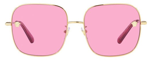 Versace Sunglasses VE2246D 10025 59mm Gold / Fuchsia Lens