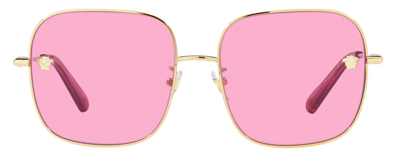 Versace Sunglasses VE2246D 10025 59mm Gold / Fuchsia Lens