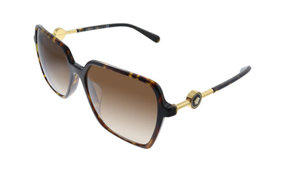 Versace Sunglasses VE4396F 10813 58mm Havana / Brown Gradient Lens