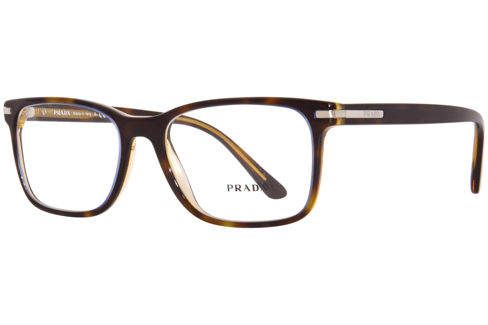 Prada Eyeglasses PR14WV ZXH1O1 54mm Moro Turquoise tortoise / Demo Lens