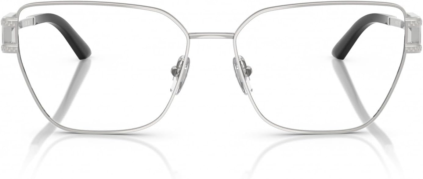 Versace VE1301 1000 Eyeglasses 55mm Silver / Demo Lens
