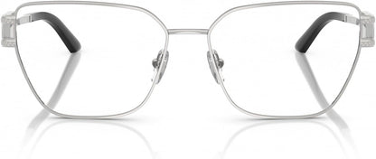 Versace VE1301 1000 Eyeglasses 55mm Silver / Demo Lens
