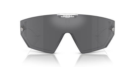 Versace Sunglasses VE4461 1486V Crystal / Grey Mirror Black & Mirror Blue Lens