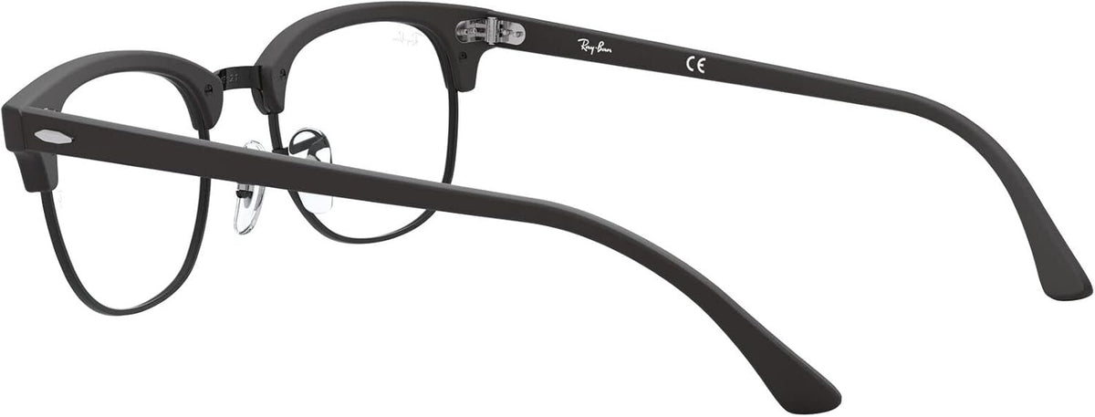 Ray-Ban RX5154 2077 Eyeglasses 49mm Matte Black / Clear Demo Lens