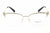 Versace Eyeglasses VE1280 1252 53mm Pale Gold / Demo Lens