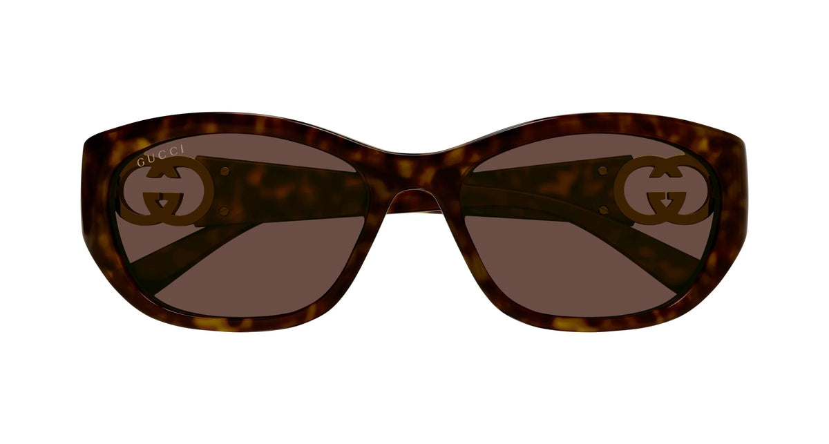 Gucci Sunglasses GG1826SK 002 57mm Havana / Brown Lens