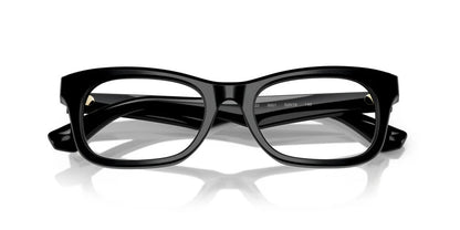 Burberry BE2422 3001 Eyeglasses 52mm Black / Clear Demo Lens