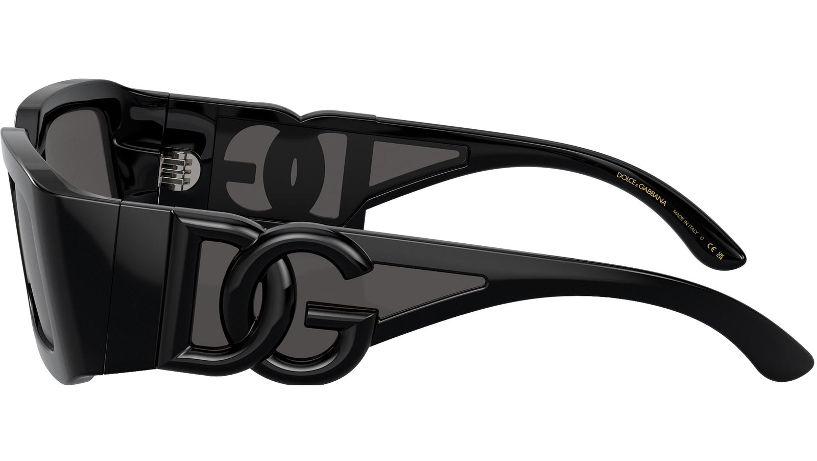 Dolce & Gabbana Sunglasses DG6197 50187 53mm Black / Dark Grey Lens