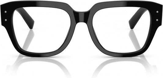 Dolce & Gabbana DG3405 501 Eyeglasses 54mm Black / Clear Demo Lens