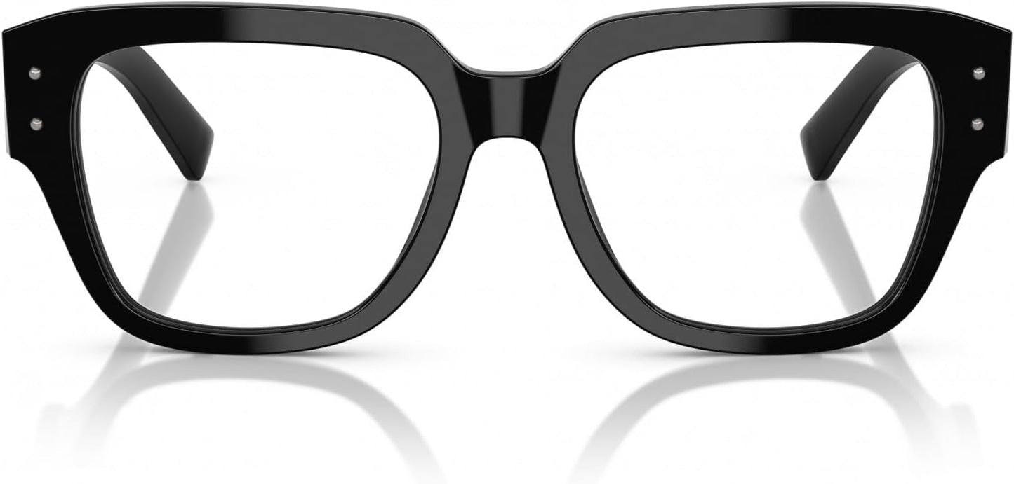 Dolce & Gabbana DG3405 501 Eyeglasses 54mm Black / Clear Demo Lens