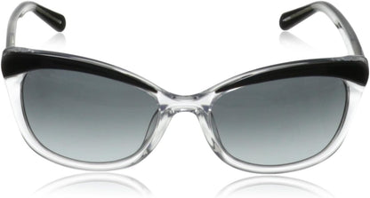 Kate Spade NY Sunglasses AMARA/S KAX-Y7 Black Clear / Grey Gradient Lens