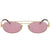 Miu Miu Sunglasses MU54ZS ZVN50D 53mm Pale Gold / Dark Pink Silver Lens