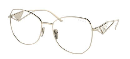 Prada Sunglasses PR57YS ZVN08N 57mm Pale Gold / Clear Blue Light Filter Lens