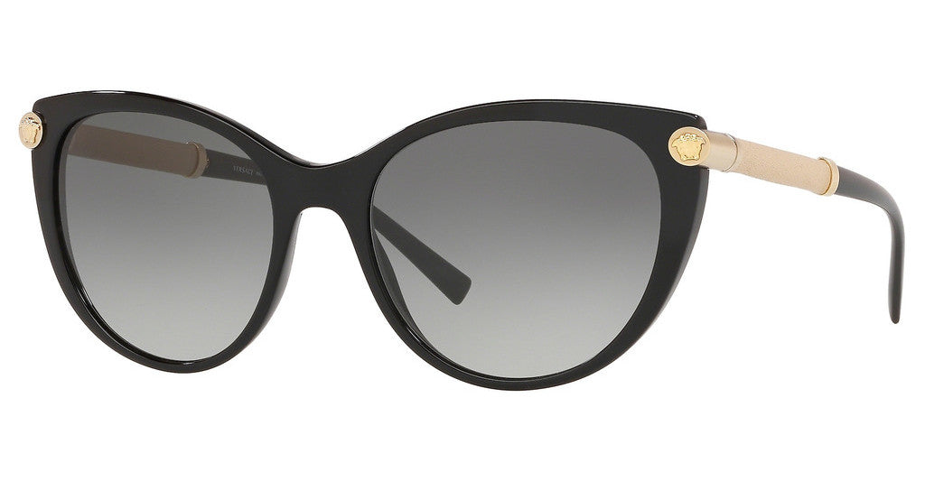 Versace VE4364Q 529911 55mm V-ROCK Sunglasses Black / Grey Gradient Lens