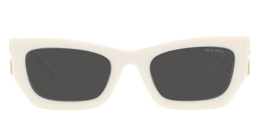 Miu Miu Sunglasses MU09WS 1425S0 53mm White / Dark Grey Lens
