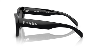 Prada Sunglasses PRA09S 1AB5S0 53mm Black / Dark Grey Lens