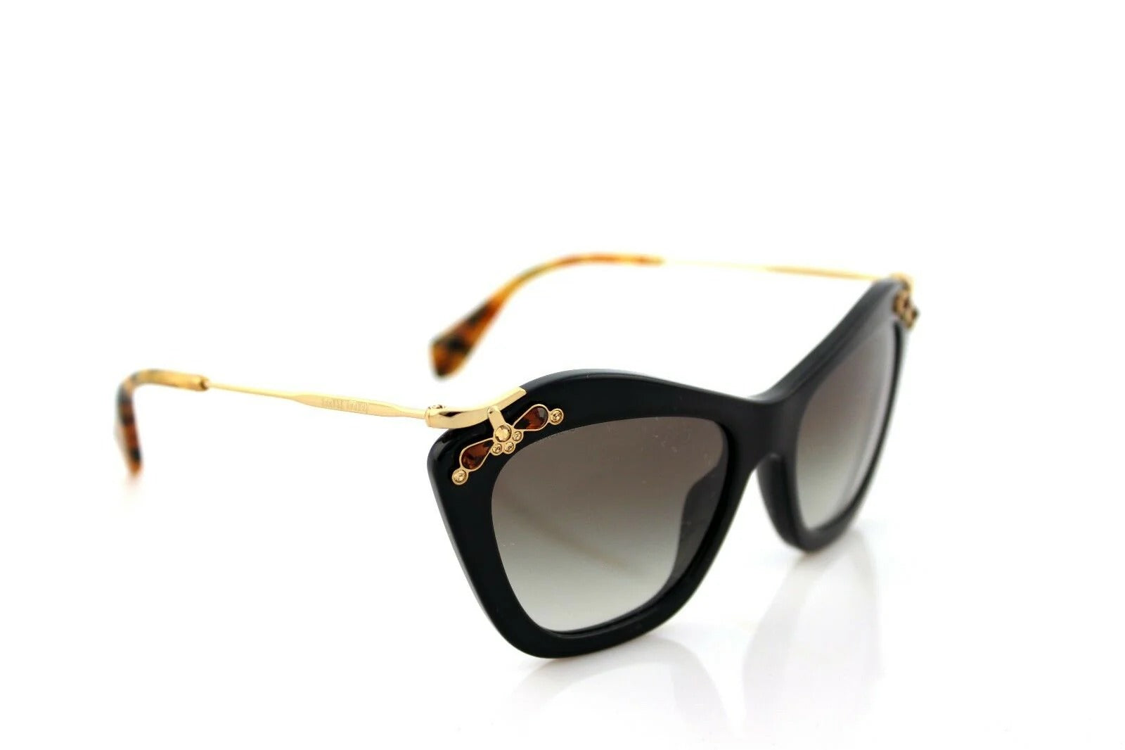 Miu Miu Sunglasses MU03PS 1AB0A7 53mm Black / Grey Gradient Lens