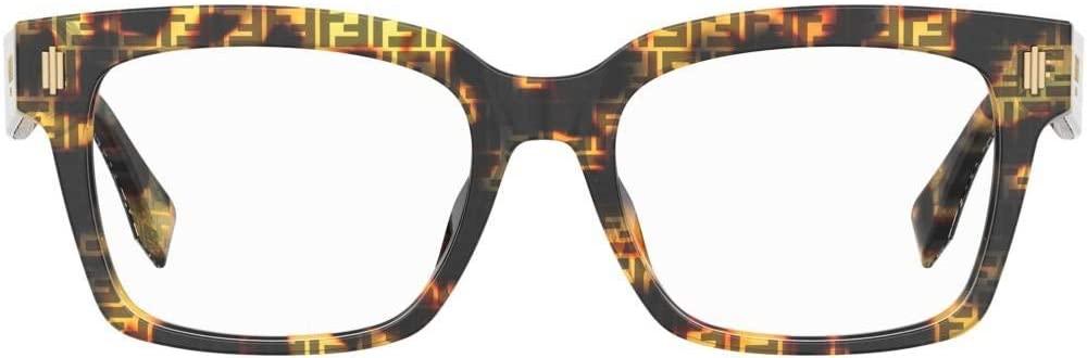 Fendi Eyeglasses FF0453F H7P 52mm Blonde Havana / Demo Lens